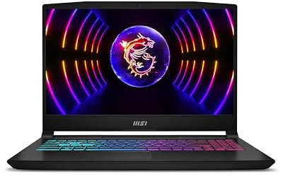 MSI Katana 15 Gaming Laptop (B13VGK-1095UK), Intel Core i9-13900H, 15.6 FHD 144Hz Panel, NVIDIA GeForce RTX 4070, 8GB*2 DDR5, 1TB - NVMe SSD, Windows 11 - Black