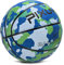 Jicsetk Basketball,Basketball Größe 5 Größe7 Basket Ball,Mini Basketball Kinder,Outdoor Indoor Basketball für Kinder, Jugendliche Tarnfarbe Blau 5