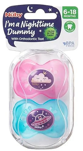 Nuby Night Dummies Kiefergerechter Sauger