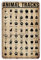 Vintage-Blechschild, Metallschild, Tierspuren, Jagd, Wissen, Vintage-Wanddekoration, Blechschild, lustige Dekorationen für Zuhause, Bar, Kneipe, Café, Bauernhof, Zimmer, Metallposter, 20 x 30 cm