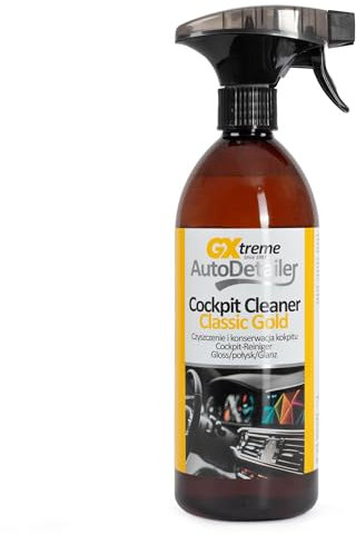 Gamix GXtreme Cockpit-Reiniger | Innenraumreiniger für Reinigung & Pflege Aller Kunststoffe | 750 ml duftender Schaum für die Cockpitpflege | Glanzeffekt