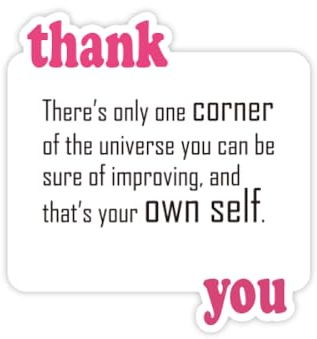 Zitat You Can Change Your Own Self Thank You Stickers Zitat Grateful