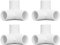 Raccordi per Tubi a 3 Vie, Connettore Angolare a T in Plastica PVC da 10 Pezzi, Design a Gomito a 90 Gradi per Tubi 'Acqua, Mobili, Giunti di Serre, Diametro Interno 20 Mm, (White)