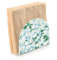 Kcldeci Serviettenhalter aus Acryl, weißer Apfelbaum, Blüten, Frühling, Sommer, Garten, Blume, transparenter Serviettenhalter für Tische, Küche, Restaurant, Heimdekoration, moderner dekorativer Halter