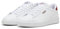 PUMA Erwachsene Smash 3.0 L Sneakers 43, White Intense Red