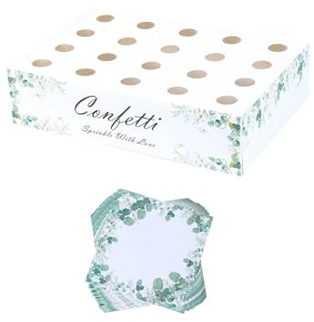 Colcolo Portaconfetti Vassoio Porta Coni di Carta Porta Coni Confetti e Supporto Porta Coni Porta coriandoli per Matrimoni per anniversari, celebrazioni, 20 buche Verdi