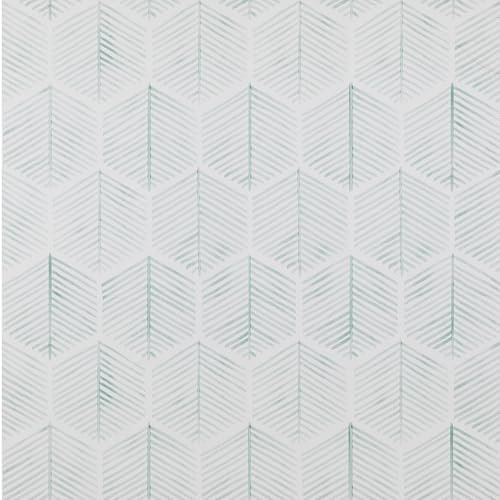 JOLIHOME Grüne Baum-Muster Selbstklebende Tapete Abziehen und Aufkleben Kontaktpapier Geometrisch Wandaufkleber Selbstklebendes Plastik Rolle für Küche Badezimmer Kabinett Wasserdicht 44.5x500cm