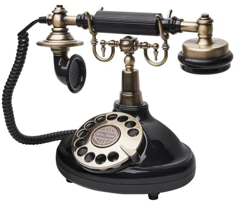 Begchy Audio-Gästebuch, Hochzeit, Telefon, Aufnahme, individuelles Audio-Nachricht, Gästebuch, klassischer Retro-Stil, für , Geburtstag, Schwarz