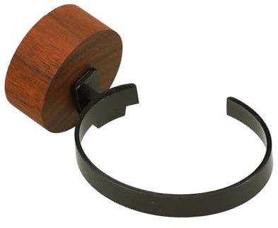 Cabilock Uhrenständer Halter aus Acryl & Walnussholz - Uhrenhalter Uhrenständer Halter C-Förmiger Armband Display Rack Für Männer Frauen Uhrendisplay