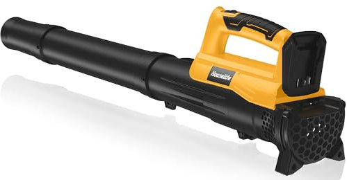 Ultra Lightweight Cordless Leaf Blower Compatible with Dewalt 20V MAX XR Battery (No Battery) - 400 CFM/130 MPH Electric Leaf Blowers for Deck, Patio, Driveway,Yard,Garage Cleaning (Tool Only)