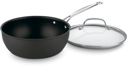 Cuisinart 635-24 Chef's Classic Nonstick Hard-Anodized 3-Quart Chef's Pan with Cover