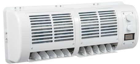12V Auto Klimaanlage mit LCD Display 100W Auto-Klimaanlagengebläse für Lkw Gabelstapler Wohnmobile und Erntemaschinen Geräuschpegel 65 dB verstellbare Temperaturen 16 bis 30°C