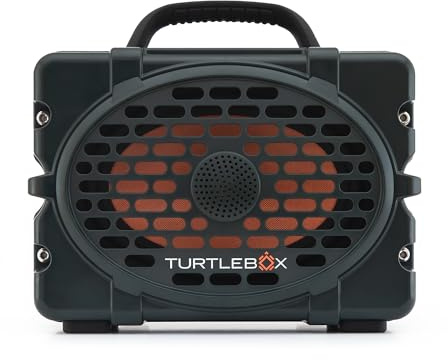 Turtlebox Original Gen 3 : Enceinte Bluetooth portable d'extérieur – Ultra-fort (120 dB), étanche (IP67), robuste, résistant aux chocs, batterie de 3 jours | Mode fête : appariement illimité pour son