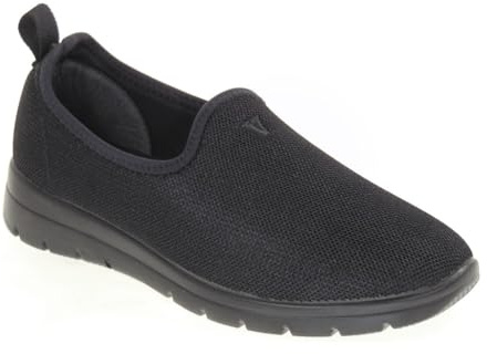 Valleverde 25352 Slip On Casual Damen Stoff Keilabsatz 3 cm Gummisohle