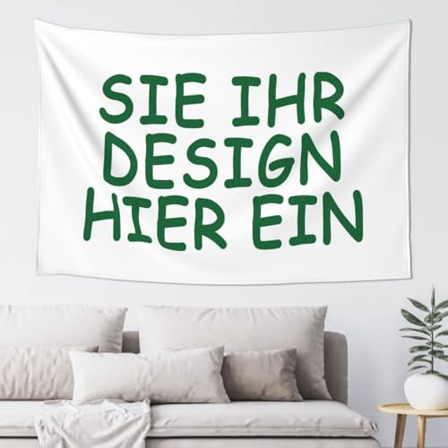 Xenorith Personalisiert foto leinwandbild eigenes foto Wandteppich Mit Eigenem text Name Wand hängende Art Decor für Hochzeit, Familie, Festival, deko wand 229 cm x 152 cm