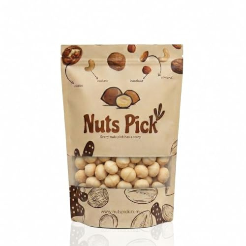 Roasted Salted Macadamia Nuts – Premium Whole Macadamias Roasted in Small Batches with Sea Salt | Creamy & Crunchy Snack | Vegetarian Friendly | Multi-Pack 500g