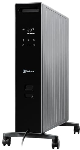 Electrolux 2kW Digital Eco Oil-Free Radiator – Remote Control, Fast Heat, Multiple Power Levels, Timer & Safety Feature