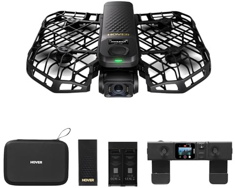 HOVERAir X1 PROMAX 8K Action Flying Camera, Foldable Drone with Camera with 26Mph Follow Speed, 15+ Fully Automatic Flight Modes, Fly Anywhere with OmniTerrain, SmoothCapture 2.0(Basic Combo&Beacon)