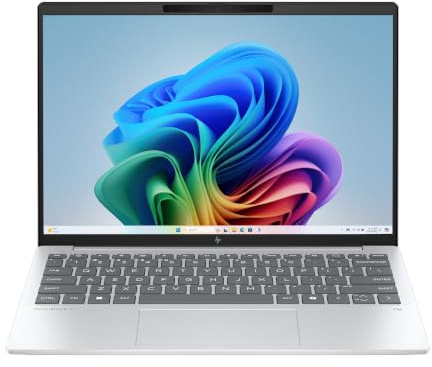 HP OmniBook 7 Aero, Notebook, Copilot+ PC, 13,3, 2K IPS | AMD Ryzen AI 5 340, 512 GB SSD, Windows 11, 13-bg1001slx, Argento, Multitasking, QWERTY Italiano