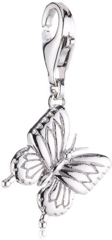 ESPRIT Anhänger Charm Pure Butterfly 925 Sterling Silber S.ESZZ90755A000