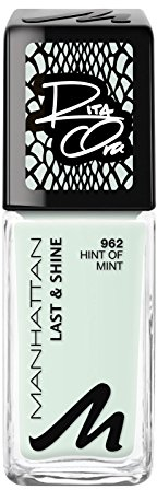Manhattan Last & Shine Nagellack 962 Hint of Mint Rity Ora