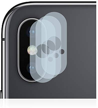 BROTECT (3 Stück Schutzglas für Apple iPhone Xs Max (NUR Kameraschutz) Schutzfolie Made in Germany Panzer Folie Glas Displayschutz [ 9H, Anti-Fingerprint]