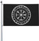 Vegvisir-Flagge, 90 x 150 cm, Außendekoration, Banner, Hofflagge mit Ösen