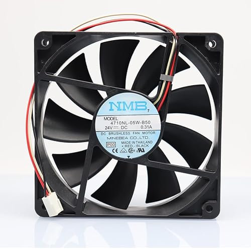4710NL-05W-B50 Original NMB 24VDC 0.31A 120 * 120 * 25MM 3line 3-pin axial flow fan