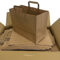 KURTT - Papiertragetasche/Papiertüten 32x17x27cm braun, 100 Stück - umweltfreundlich