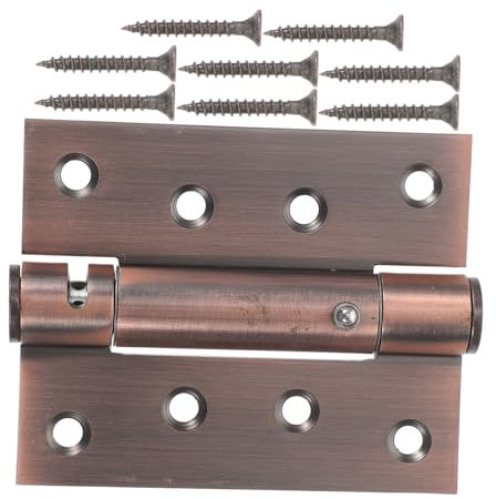 KWIBYBGS 2 Pcs Garadoor Hinges Exterior Door Hinges Soft Close Hinges Gate Hinges Heavy Duty Door Closer Sphinge/As Shown/10 * 7.6Cm