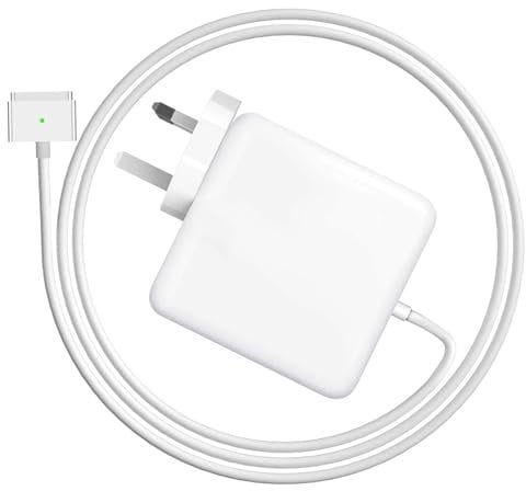 Jialisita Mac Book Air Charger, 60W T-Tip Mac Book Pro Charger Magnetic Replacement Power Adapter, for Mac Book Air 11 and 13 (2012 2013 2014 2015 2017 2018), Models A1436 A1435 A1502 A1466
