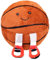 SYTTNUM Plüsch Basketball Spielzeug, 19cm 3D Kissen, Kreative Zimmer Dekorationen Party Geschenk für Kinder und Basketball-Liebhaber