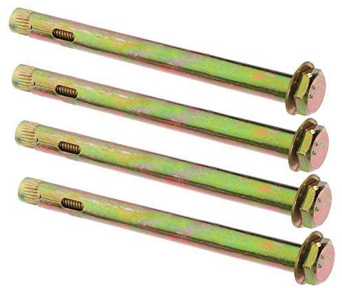 SEWOART 4 Stück Betonanker Rändelankerbolzen Aus Beton X 150 Aus Kohlenstoffstahl Für Einfache Installation