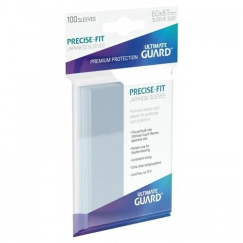 Ultimate Guard Precise-Fit Sleeves Japanese Size Transparent (100)