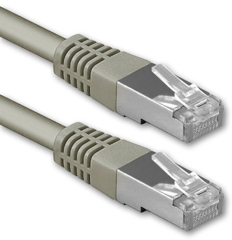 1aTTack.de® 30m - gris - 1 Pieza - CAT6 CAT 6 Ethernet LAN cable de red 1000 Mbit/s CAT6 Doble blindado PIMF 250MHz libre de halógenos compatible con CAT5e CAT6a CAT7 CAT8