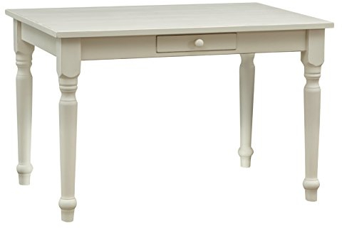 Biscottini Esstisch Holz 120x80x80 cm Made in Italy - Küchentisch Holz mit Schublade - Esszimmertische massiv - Massivholztisch Esszimmer - Wohnzimmertisch handwerklich