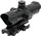 UTG Taktisches Leuchtpunktvisier 6 Zoll ITA CQB T-dot Sight mit Offset QD Montage, Rot/Grün, SCP-TDTDQ