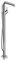 hansgrohe Talis S bodenstehende Wannenarmatur, Chrom