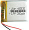 Batterie 402530 LiPo 3.7V 300mAh 1.11Wh 1S 5C Liter Energy Battery pour l'électronique Rechargeable Téléphone Portable Smartwatch GPS - Ne Convient Pas à la Radiocommande 32x25x4mm (300mAh|402530)