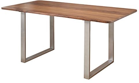 MASSIVMOEBEL24.DE Massivholz Esstisch Sheesham 160x90cm Palisander Möbel Sydney #146