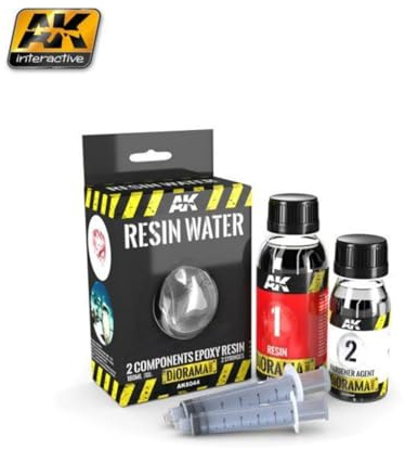 AK Interactive Resin Water 3 Part Epoxy 180ml