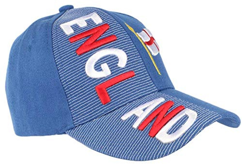 PAYS Casquette Angleterre Bleu Rouge et Blanche Drapeau Anglais - Mixte