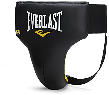 Everlast Unisex - Erwachsene Lightsparring Protector , Tiefschutz, Schwarz, L