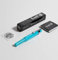 Kaweco FROSTED SPORT Fountain Pen Light Blueberry, Fine Nib Sport Octagonal Clip Chrome (2019 Novelty)