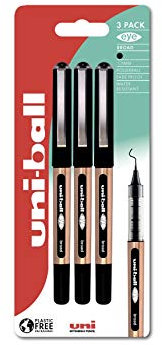 UB-150-10 Eye Broad Rollerball 3pc Blister Black Plastic Free Packaging