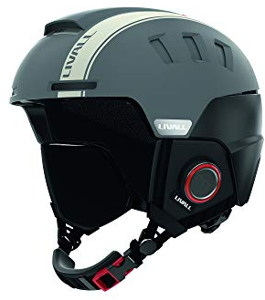 Livall Erwachsene RS1 Ski-Helm, grau, 54-58cm