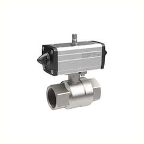 RIEGLER 158828-351.209-1 Messing-KH, pneum. Stellantrieb, doppeltw., Rp 3/8, 1Stk