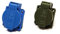 8 Stück/Einbausteckdose Schuko Steckdose 16A mit IP54 / + Flansch Dichtung (4xBlau / 4xOlivegrün)