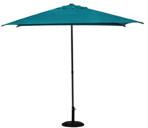 Hespéride - Sombrilla Recta Cuadrada SOYA Verde Azulado - 25 x 25 m