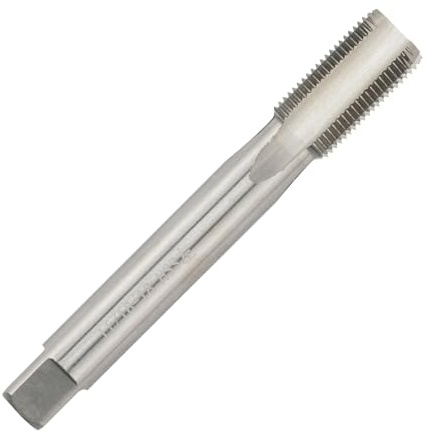 Aceteel Taraud machine HSS 1,7 cm - 18 HSS main gauche | Taraud fileté à gauche 11/16 x 18, fabriqué en acier rapide M2, affûté avec précision avec un bord tranchant